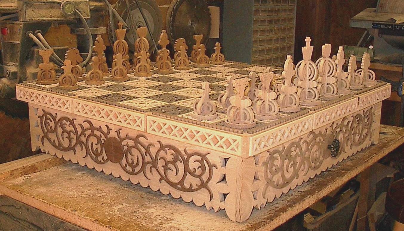 Scroll Saw Chess Pieces Pattern